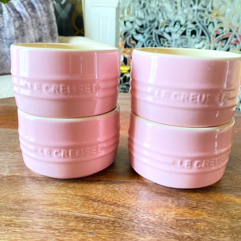 Le Creuset ramekins in Chiffon Pink (set of 4)